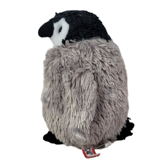 2/$15 Douglas Realistic Penguin Plush Chick Cuddles Gray Black 6.5" 2017 #3787 - Picture 3 of 10
